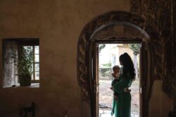 Odysseas' Baptism mother and son photography