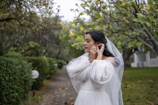 bride's photoshooting