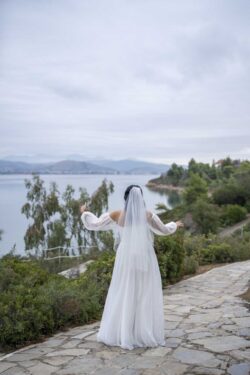 bride's enjoying the view