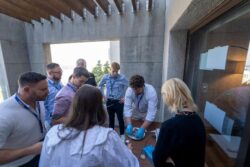 The surgeons are trialing a new instrument