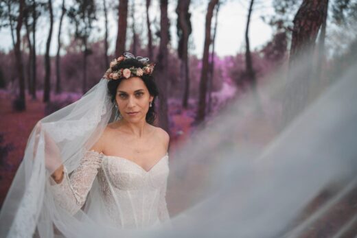 bride photoshooting