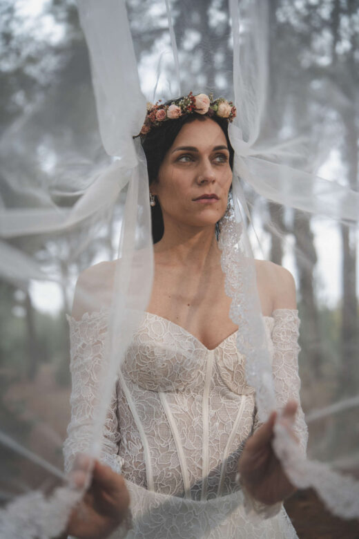 bride photoshooting